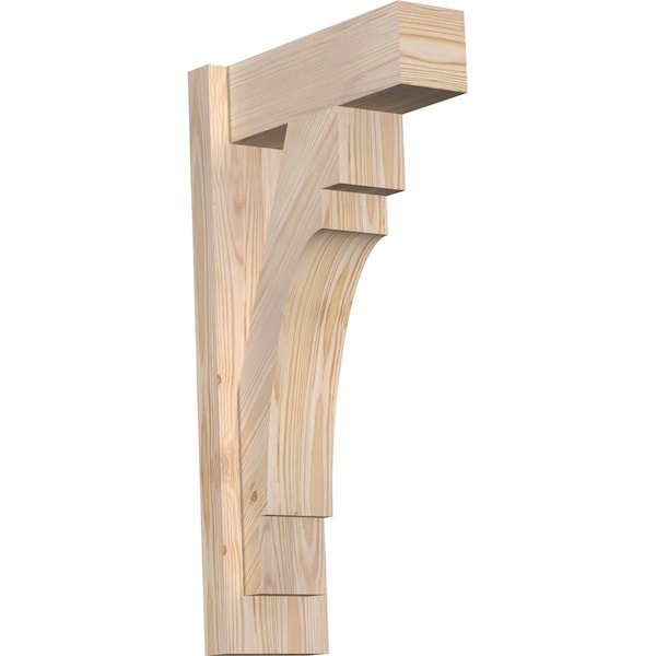 Ekena Millwork Merced Block Smooth Outlooker, Douglas Fir, 5 1/2"W x 14"D x 26"H OUT06X14X26MRC05SDF - main